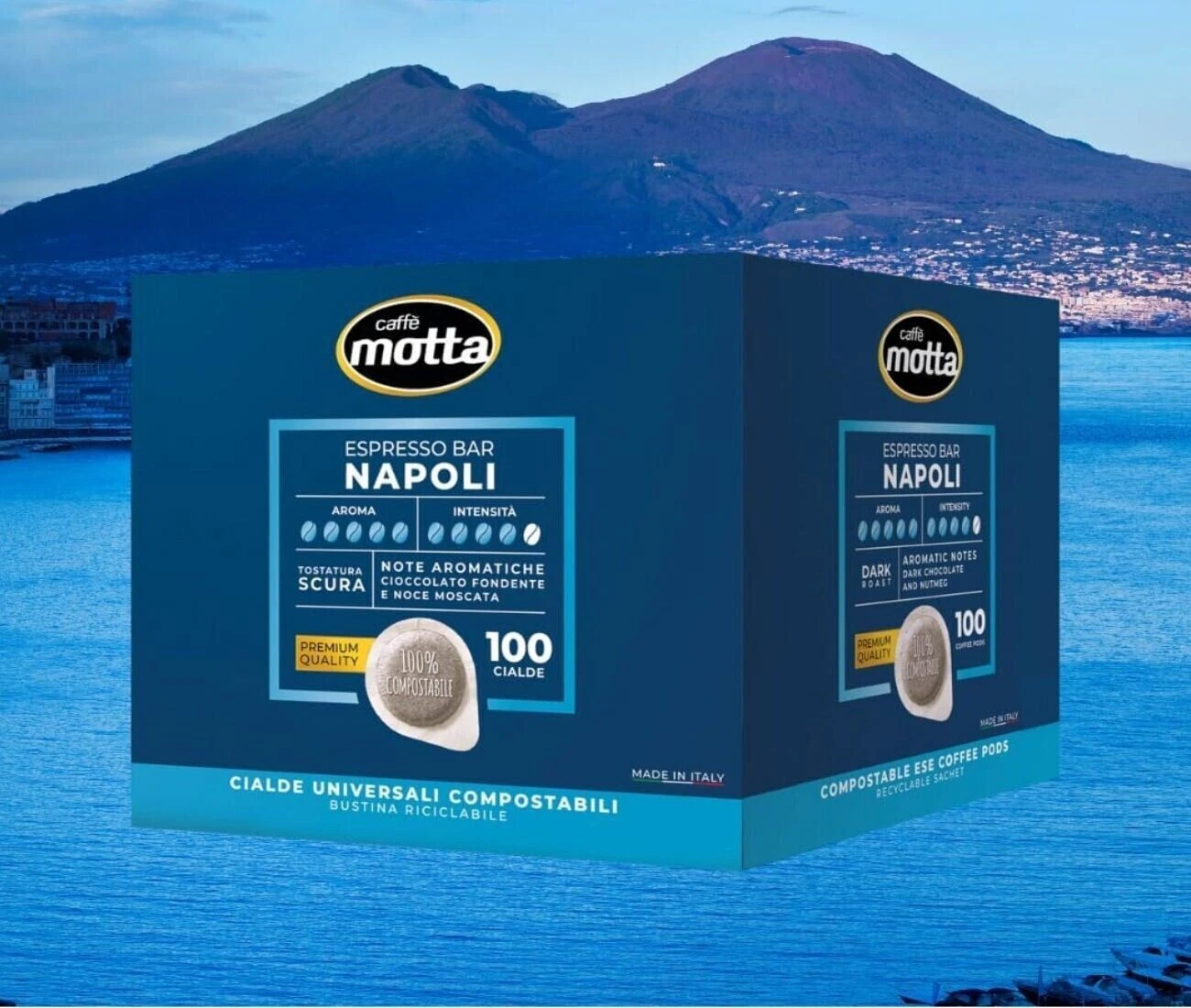 Caffè Motta Espresso Bar Napoli – 100 Cialde Compostabili