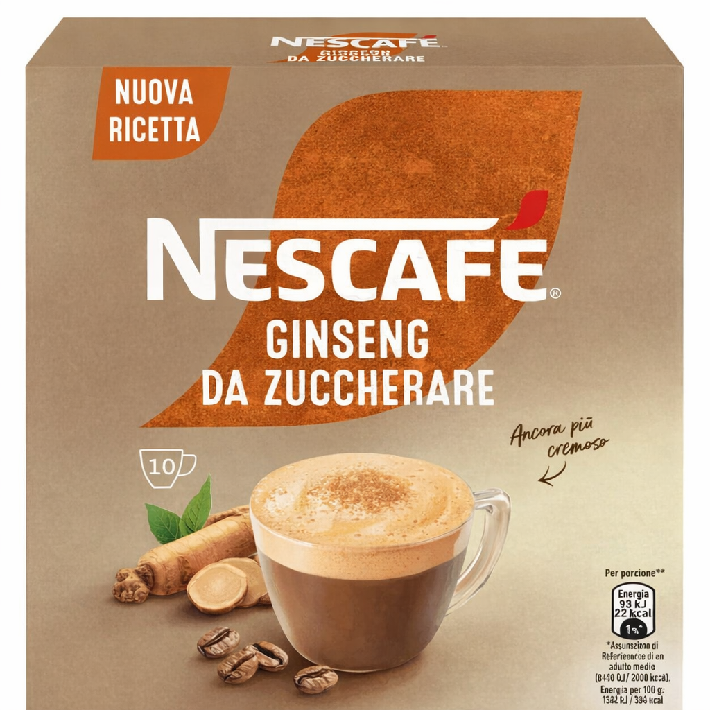 Nescafé Ginseng da Zuccherare – 18 Porzioni