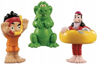 Jake e Capitano Cake con Coccodrillo Personaggi che Spruzzano Acqua Pirati