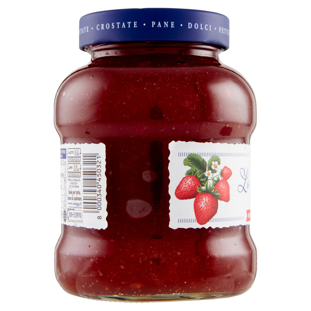 Zuegg - La Pasticcera Confettura Extra di Fragole in Vaso da 700g (Nuova Ricetta)