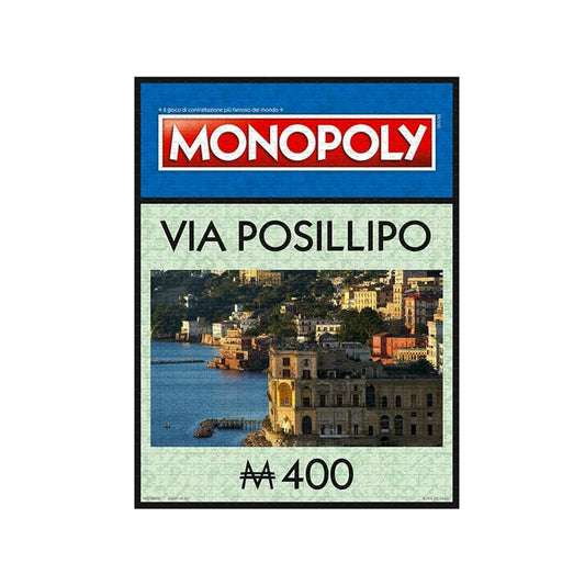 Puzzle 1000 Pezzi Monopoly Edizione Via Posillipo - 50x66.5 cm