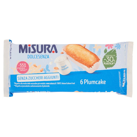 Misura Dolcesenza Plumcake allo Yogurt Italiano - Senza Zuccheri Aggiunti