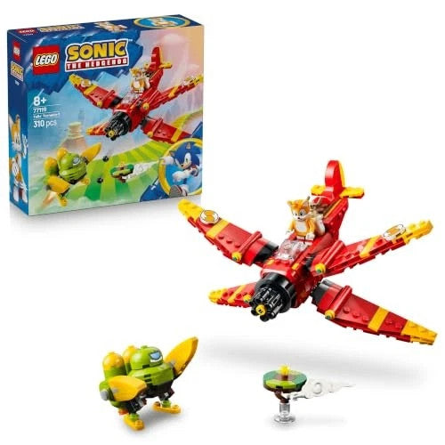 LEGO Sonic the Hedgehog - Il Biplano Tornado di Tails (Set 77119 - 310 Pezzi)