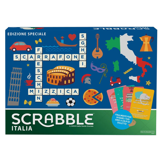 Scrabble Edizione Speciale Italia - Il Gioco delle Parole Crociate in Dialetto