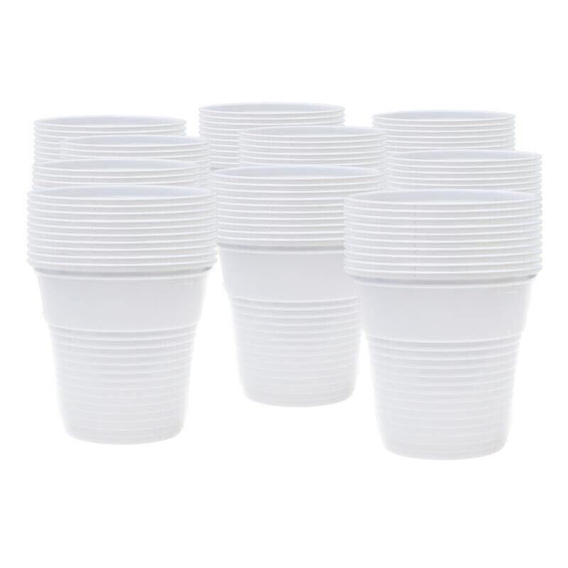 Bicchieri Monouso in Plastica Bianca 80 cc - Confezione da 1000 Pezzi (Made in Italy)