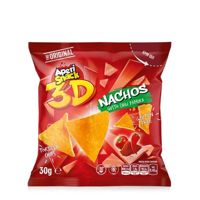 Aperi Snack Mix Aperitivo Il Gustoso - Busta con 6 Snack Salati Monoporzione Assortiti