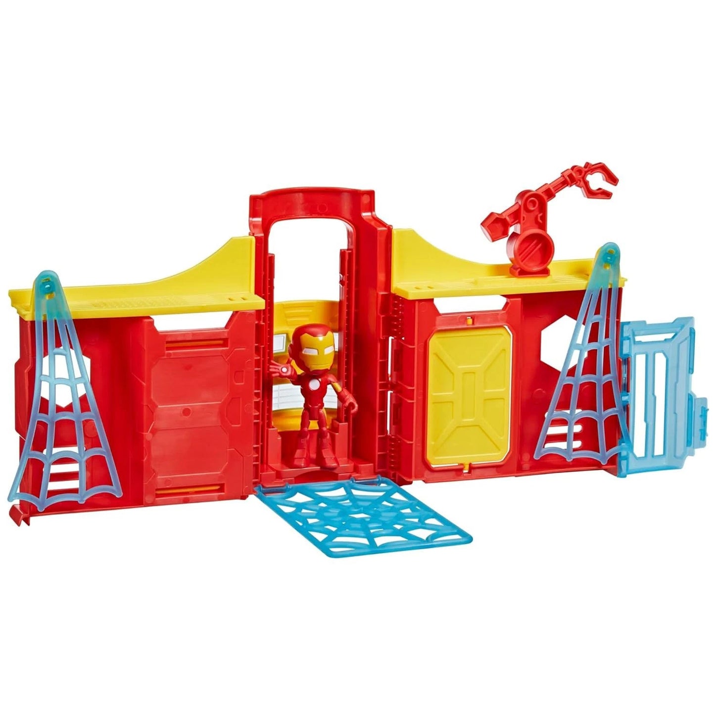 Iron Man's Stark Tower Playset con Action Figure - Spidey and His Amazing Friends (Hasbro)