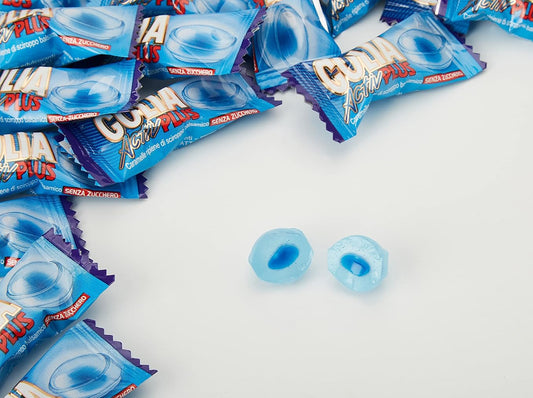 Caramelle Golia Activ Plus 90 gr Senza Zucchero - Caramelle Balsamiche Ripiene Sfuse Incartate Singolarmente