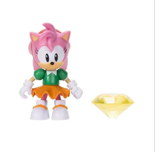 Sonic The Hedgehog Mini Figure & 2 Collector Cards - Amy Rose