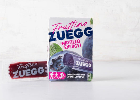 Fruttino Zuegg Mirtillo Energy Barretta Energetica Sport 6x Integratore Naturale