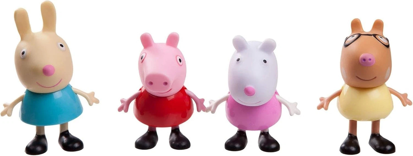 Peppa Pig & Friends Set 4 Personaggi Action Figure