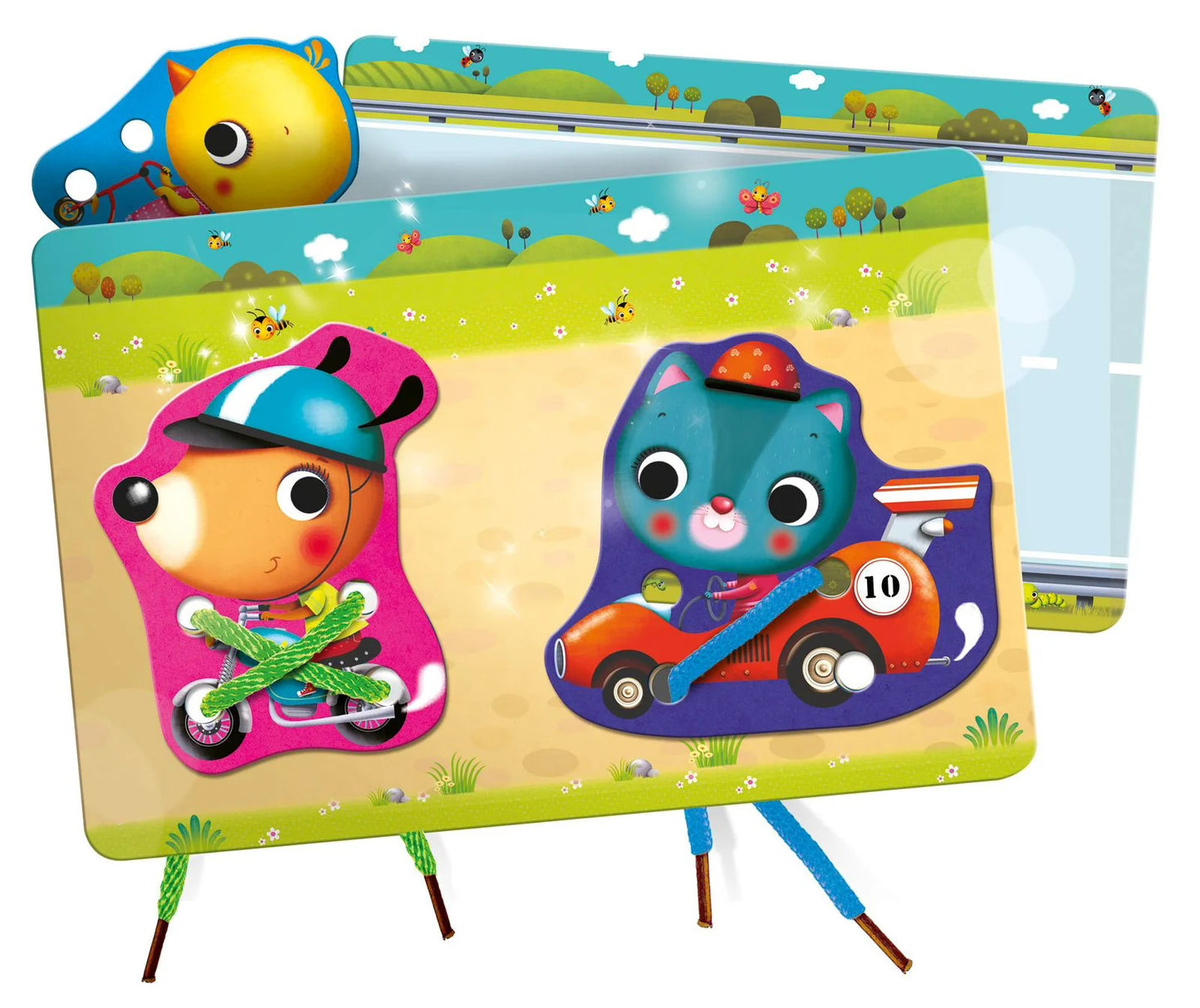 Carotina Baby Lisciani - Lacing Game Gioco di Infilatura per Prima Infanzia