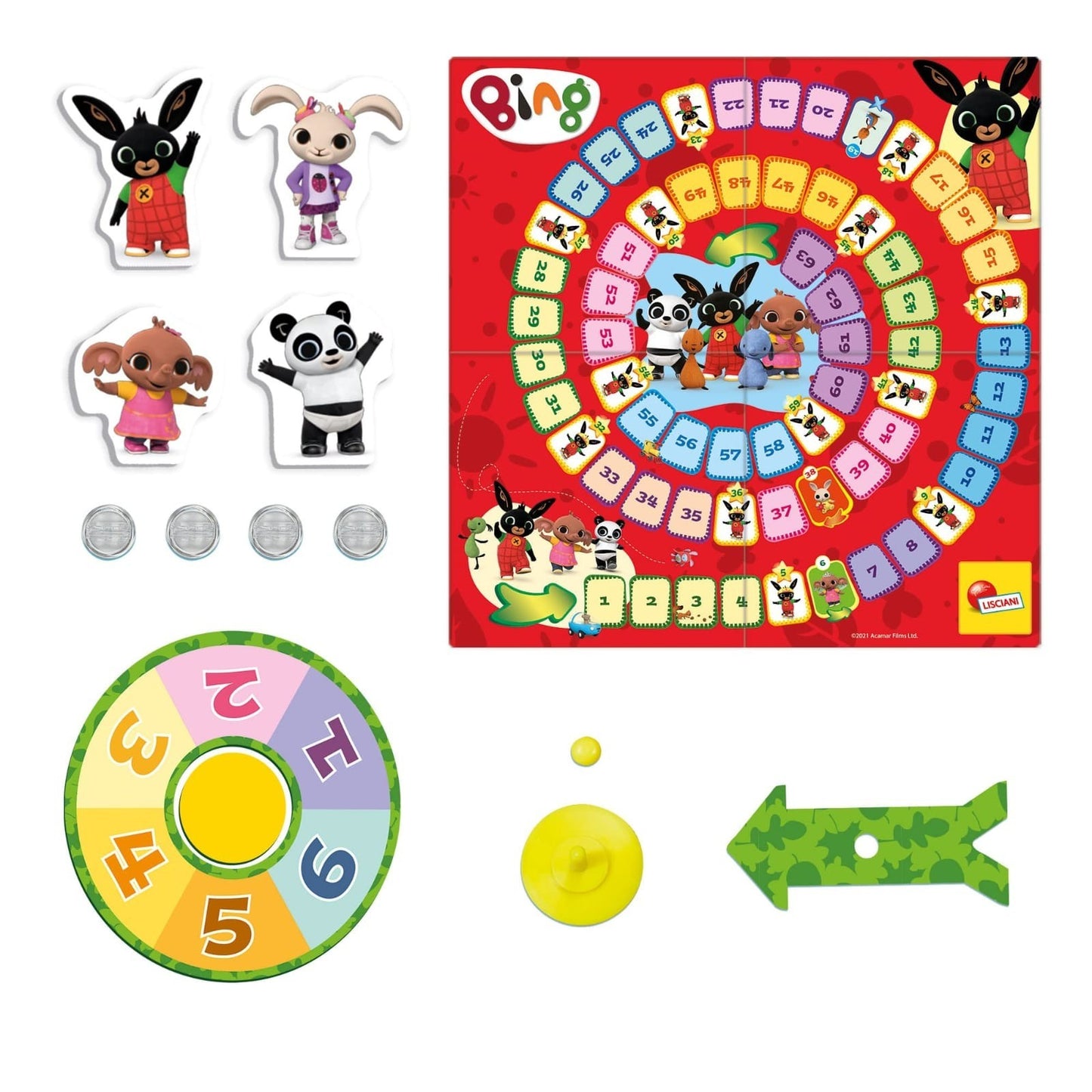 Bing Super Game - Gioco da Tavolo per Bambini Lisciani