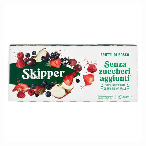 Skipper Succo di Frutta Frutti Rossi 3 confezioni Senza Zuccheri