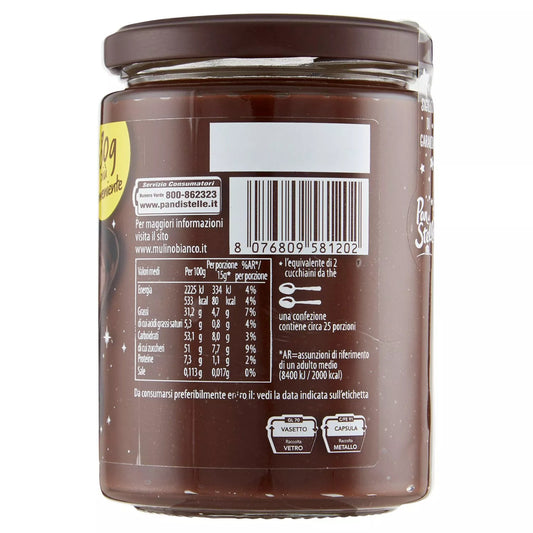 Pan di Stelle - Crema Spalmabile con Granella di Biscotto in Vasetto da 380g