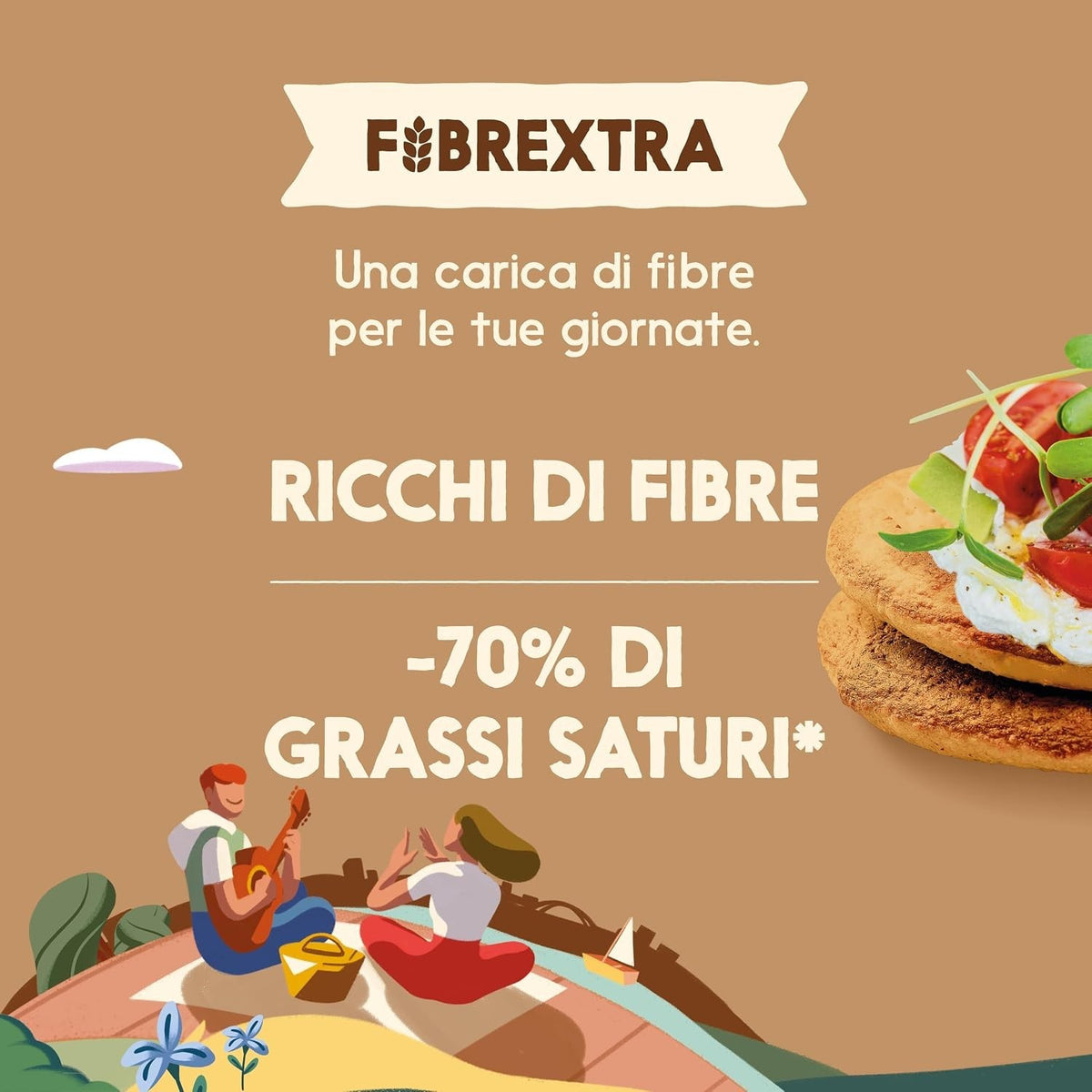 Misura - Pancake Integrali Ricchi di Fibre (Fibrextra Confezione da 8 Porzioni)