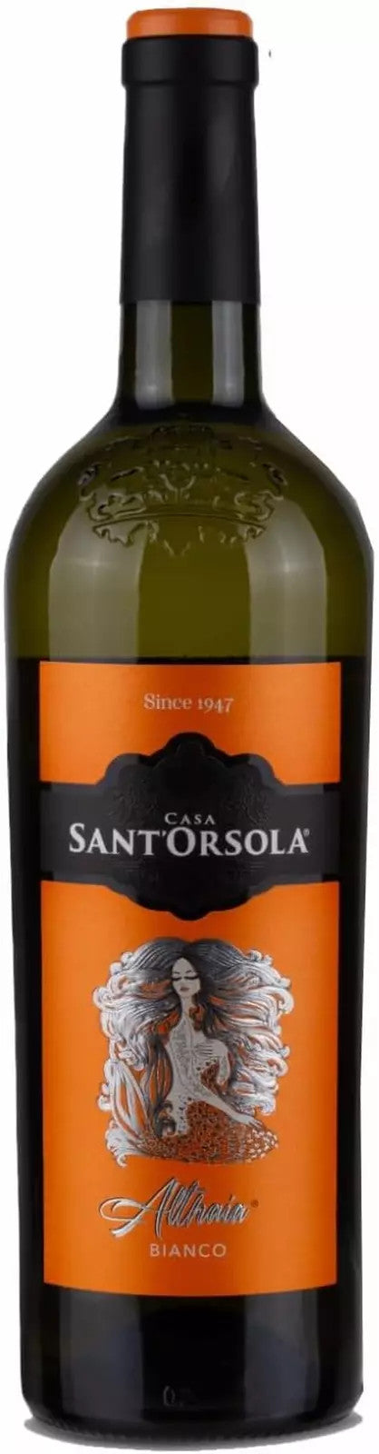 Casa Sant'Orsola Althaia - Vino Bianco in Elegante Astuccio di Latta Arancione