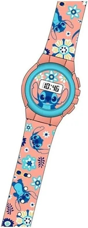 Orologio Disney Stitch - Orologio Digitale per Bambini con Cinturino Floreale