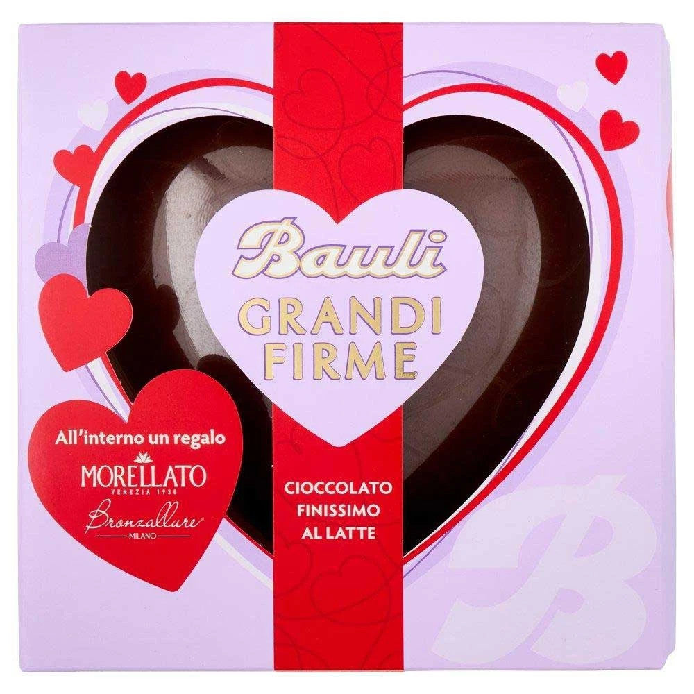Bauli Grandi Firme Cuore - Cioccolato con Sorpresa Morellato (Bipack 2 x 190g)