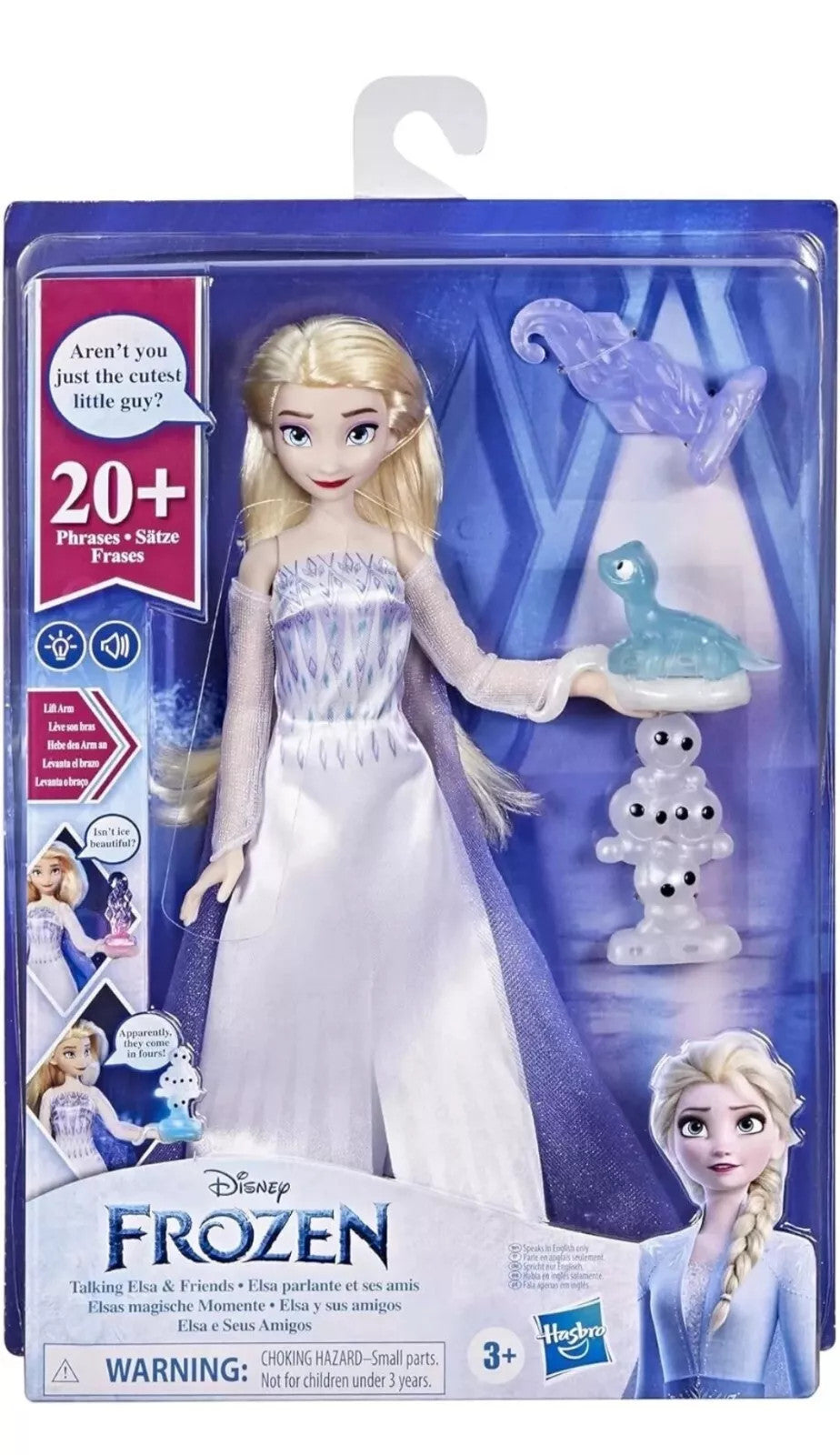 Disney Frozen Talking Elsa & Friends Bambola Interattiva con Accessori - Hasbro