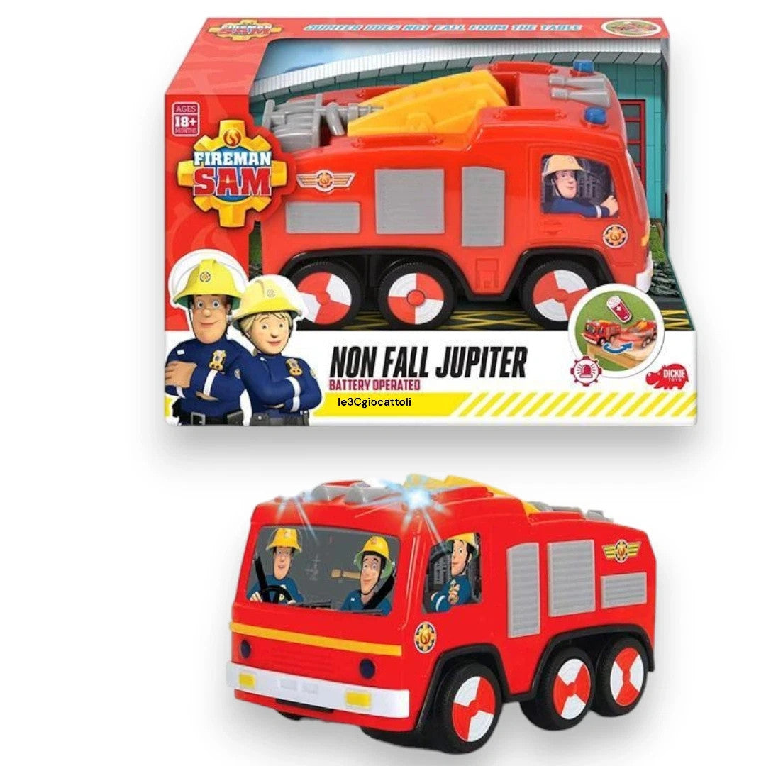Camion Pompieri Sam Non Fall Sonoro Luci - Dickie Toys