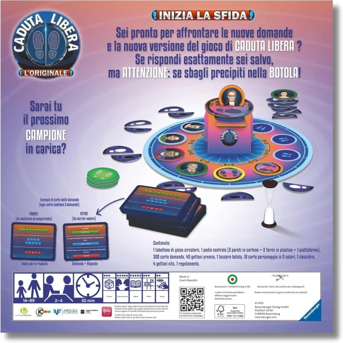 Caduta Libera L'Originale - Gioco da Tavolo con Botole Ravensburger