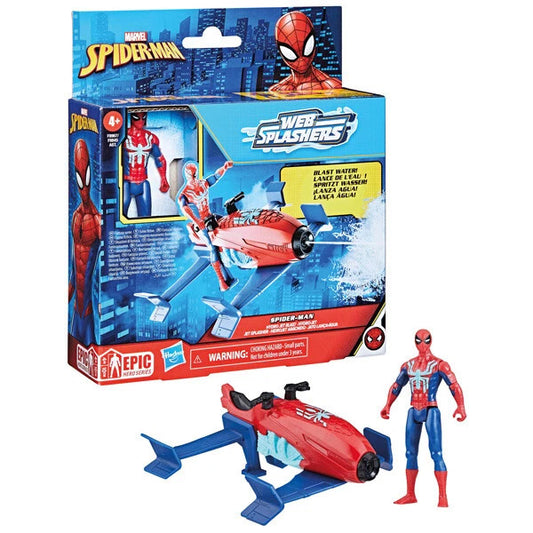 Spider-Man Hydro Jet Blast Web Splashers Action Figure - Epic Hero Series (Hasbro)