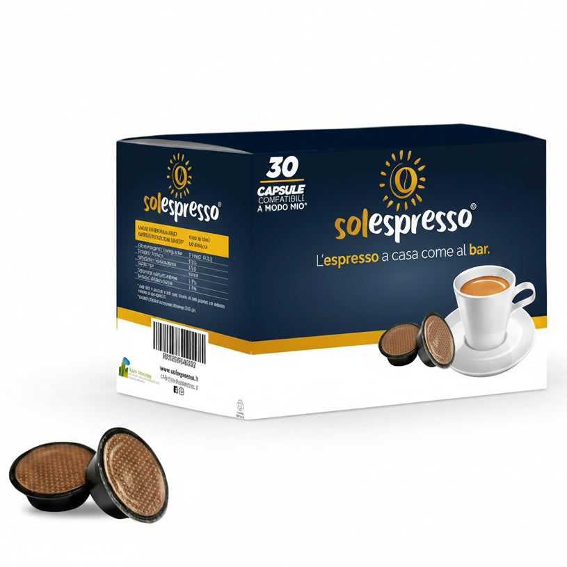 Solespresso Capsule Compatibili Lavazza A Modo Mio - Confezione da 30 Capsule