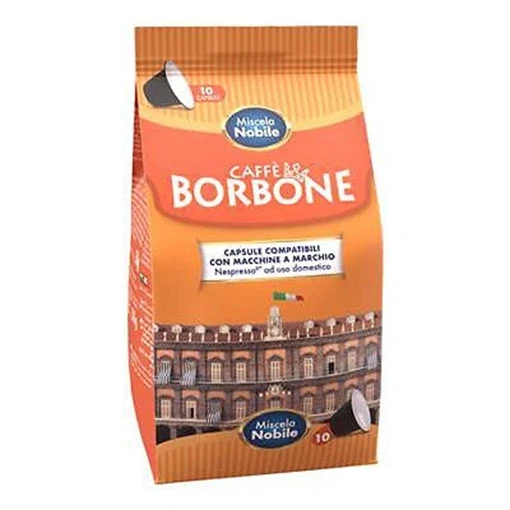 Caffè Borbone Miscela Nobile – Capsule Compatibili Nespresso (10 pz)