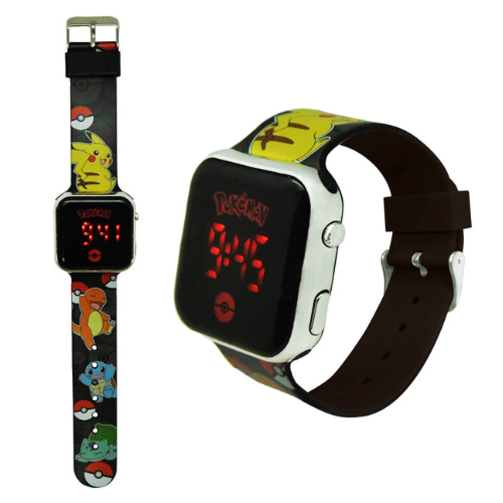 Orologio POKEMON da polso Digitale LED Kids Sveglia Ora Data Bracciale Originale