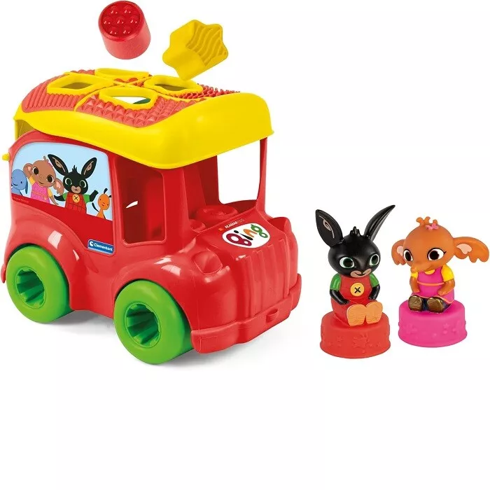 BING BUS Costruzioni Gioco Formine Morbide Clementoni Veicolo  Sula Flop