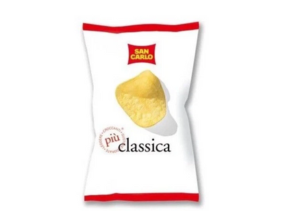 SAN CARLO CLASSICA 10 confezioni di Patatine Classiche Snack Bar 50 gr Aperitivo