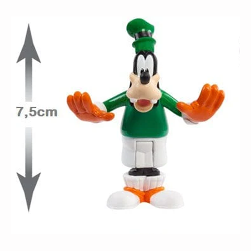 PIPPO Action Figure 7,5 cm Articolazione Braccia Disney Junior Topolino Mickey