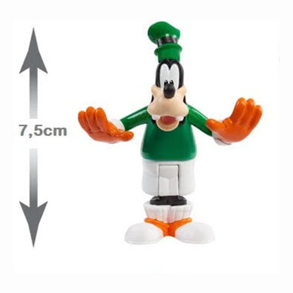 PIPPO Action Figure 7,5 cm Articolazione Braccia Disney Junior Topolino Mickey