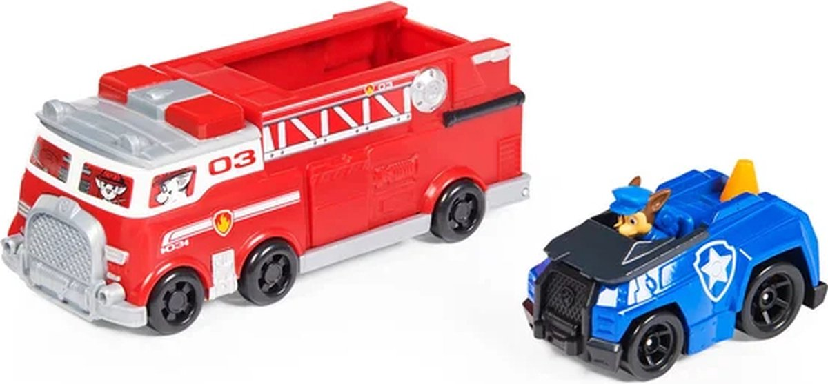 Paw Patrol True Metal Ultimate Fire Truck Team Pack - Set Veicoli Metallici Spin Master