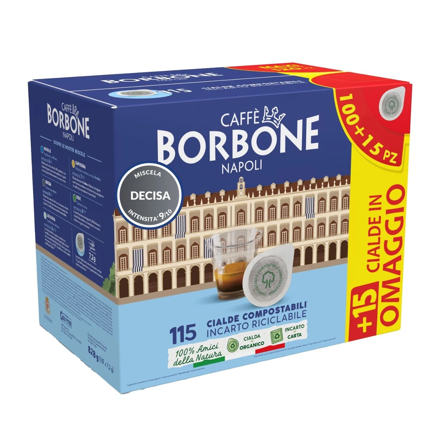 Caffè Borbone Decisa - 115 Cialde Compostabili