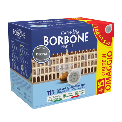 Caffè Borbone Decisa - 115 Cialde Compostabili