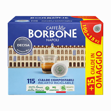 Caffè Borbone Decisa - 115 Cialde Compostabili