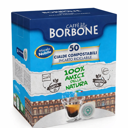 Caffè Borbone Miscela Nobile – 50 Cialde Compostabili