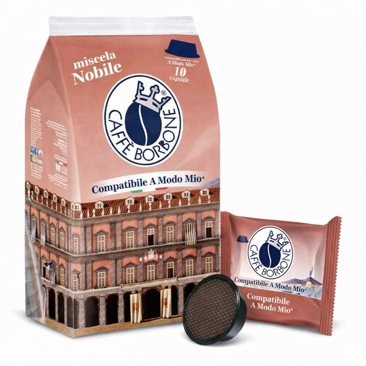 Caffè Borbone Miscela Nobile – Capsule Compatibili Lavazza a Modo Mio (10 pz)