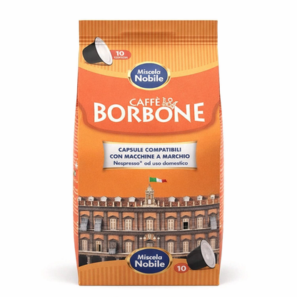 Caffè Borbone Miscela Nobile – Capsule Compatibili Nespresso (10 pz)