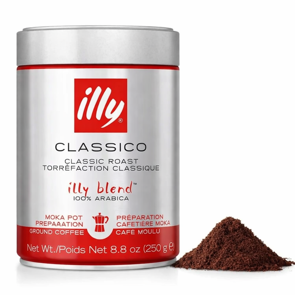 Illy Classico – Caffè macinato per moka (250 g)