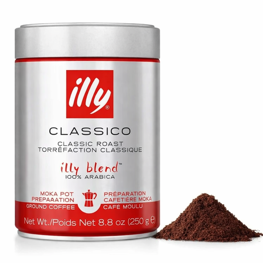 Illy Classico – Caffè macinato per moka (250 g)