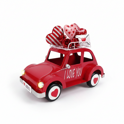 Auto Decorativa “I LOVE YOU” con Luci LED – Edizione Romantica