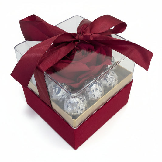 BOX con Rosa Velluto e Baci Perugina