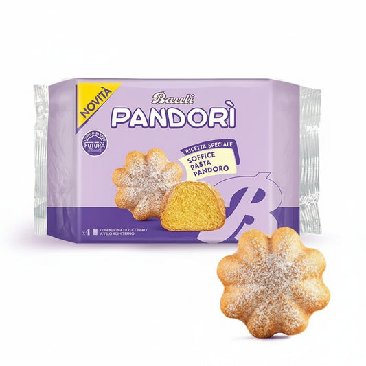 Bauli Pandorì - Merendine Monoporzione al Gusto Pandoro con Zucchero a Velo