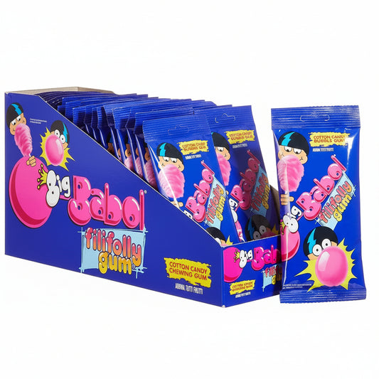 Big Babol Filifolly Gum - Cotton Candy Chewing Gum (Aroma Tutti Frutti)