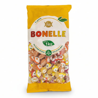Bonelle Fida Le Gelées - Caramelle Gelée Miste 100% Vegan (Formato Scorta 1 kg)