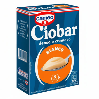 Cameo Ciobar Bianco Denso e Cremoso - Confezione da 5 Buste