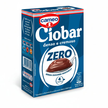 Cameo Ciobar Zero Senza Zuccheri Aggiunti Denso e Cremoso - Confezione da 4 Buste